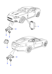 Parking Distance Control Sensors JDE28658 Compatible With JAGUAR XF I (X250) & XJ (X351)