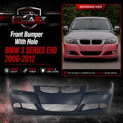 Front Bumper With Hole 51117170053 Compatible With BMW BMW 3 SERIES E90 2006-2012 Tag No.462A