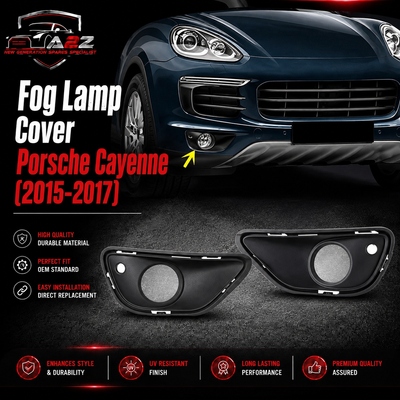 Fog Lamp Cover Left 95850582300 & Right 95850582400 Compatible With Porsche Cayenne (2015-17) Tag No.151