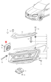 LED Headlight Control Module 7PP941571AE Compatible With AUDI A8 D5 (4N2, 4N8, 4NC, 4NL) | A8 / S8 | A8L & SKODA KODIAQ I (NS6, NS7, NV7)  & VW POLO V (6R1, 6C1) Tag-BL-208
