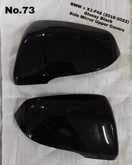 Side Mirror Upper Cover Glossy Black Right & Left Compatible With BMW X1 (F48) (2016-2022) Tag No.73