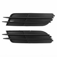 Fog Lamp Cover (Black Chrome) Left 4G0807681A & Right 4G0807682A Compatible With AUDI A6 C7 2013-2015 Tag No.32