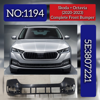 Complete Front Bumper 5E3807221 Compatible With Skoda Octavia (2021-2023) Tag No.1194