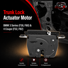 Trunk Lock Actuator Motor 51247191212 Compatible With BMW 3 Series (F30, F80) & 4 Coupe (F32, F82) & 5 Series (F10) & 6 Gran Coupe (F06) (2012-15)