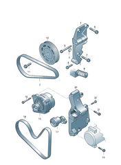 Multi RIB Belt Kit 6PK1580K1 Compatible With AUDI A4 B8 (8K2) | A4 / S4, Q5 (8RB) (CONTINENTAL)