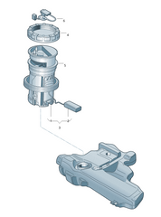 Fuel Pump 6R0919051 6R0919051A 6R0919051F Compatible With SKODA FABIA II (542) & VW POLO V (6R1, 6C1) Tag-F-76