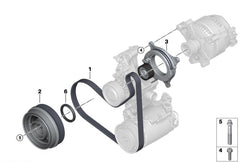 Crankshaft Pulley 11238679073 Compatible With BMW 3-Series (F30, F80) & X3 (G01, F97, G08) & X4 (G02, F98)