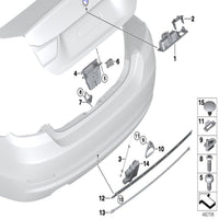 Trunk Lock Actuator Motor 51247191212 Compatible With BMW 3 Series (F30, F80) & 4 Coupe (F32, F82) & 5 Series (F10) & 6 Gran Coupe (F06) (2012-15)