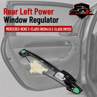 Rear Left Power Window Regulator 2127301779 Compatible with MERCEDES-BENZ C-CLASS (W204) & E-CLASS (W212)