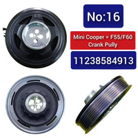 Crankshaft Pulley 11238584913 11237643074 Compatible With Mini (F55) & Mini Clubman (F54) & Mini Country Man (F60)Tag-CP-16