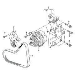 MULTI-RIB BELT 6PK1050 03G903137B Compatible With VW JETTA III (1K2) | BORA | VENTO (CONTINENTAL)