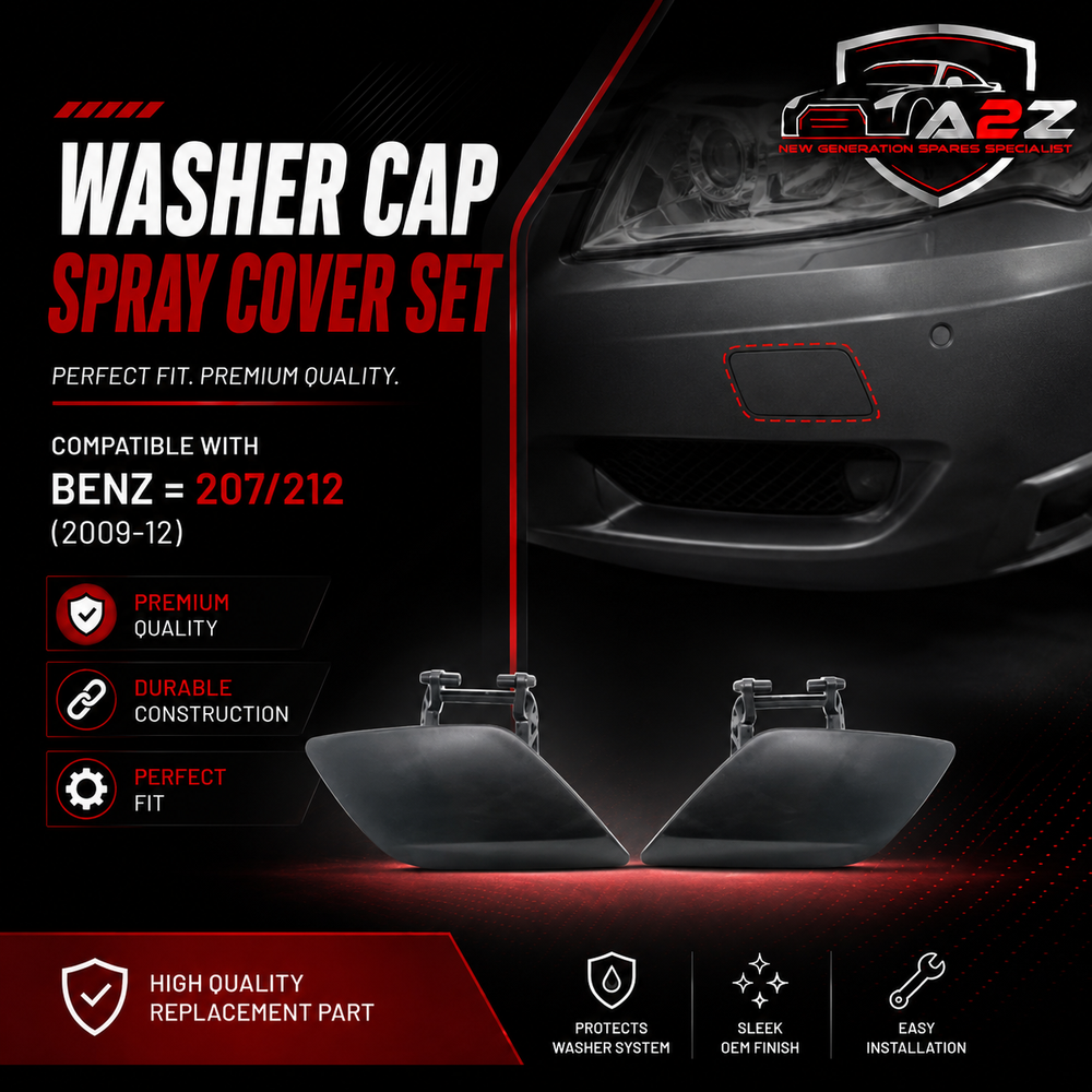 Benz = 207/212 (2009-12) Washer Cap Set. Ref No 2078800105 = L.H, 2078800205 = R.H Tag 361
