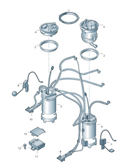 Fuel Pump 7P6919088B Compatible With AUDI Q7 (4LB) Tag No. 11