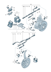 Front Left/Right ABS Wheel Speed Sensor WHT005651 WHT005651A 7P0927807 7P0927807A Compatible With AUDI Q7 4LB