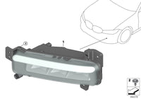 Fog Lamp Right 63178089526 & Left 63178089525 Compatible With BMW 2 Series F44 (2019-2022) Tag No.79