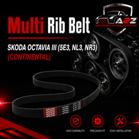 Multi Rib Belt 6PK1005 04E145933R Compatible With SKODA OCTAVIA III (5E3, NL3, NR3) (CONTINENTAL)
