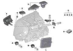 LED Right Turn Light Signal Module 63119477822 For BMW X1 F48 Tag-BL-202