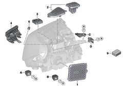 Left Turn Signal Daytime Running Light Module 63119477835 For BMW X1 F48 Tag-BL-199