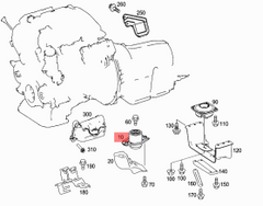 Front Engine Motor Mount 2512404417 Compatible With MERCEDES-BENZ M-CLASS W164