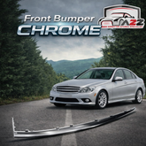 Front Bumper Chrome Left 2048853721 & Right 2048853821 Compatible With MERCEDES-BENZ C-CLASS W204 New Tag No.114