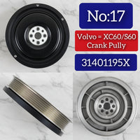 Crankshaft Pulley 31401195X Compatible With Volvo XC60 & S60 Tag-CP-17