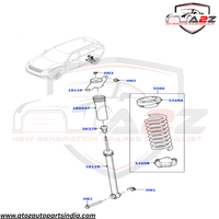 Rear Air Suspension Electric Shock Absorber Strut LR108022 LR109360 LR123528 LR147262Compatible With LAND ROVER RANGE ROVER VELAR (L560)