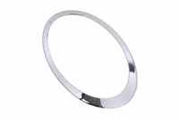 Headlight Chrome Bezel Ring Trim Left 51137351371 & Right 51137351372 Compatible With MINI F54 (Glossy Silver 2014-2019)