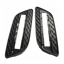 Fog Lamp Cover Right 1668842222 & Left 1668842122 & Fog Lamp Chrome Left 1668850774 A1668842122 & Right 1668850874 Compatible With MERCEDES-BENZ ML W166 2012-2015 Tag-FC-222