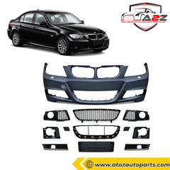 Front Bumper Body Kit Compatible with BMW 3 Series E90 (2005-2008)Upgrade To M Sport Mt M Tech (Shipping Cost Not Included In Price)