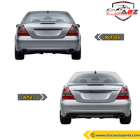 Complete Conversion Bumper Kit Compatible With Mercedes Benz W211 Upgrade To E63 (Tag no.FRBK213) (Shipping Cost Not Included In Price)