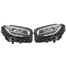 Headlight Headlamp Left Headlight Headlamp Left A2539068702& Right A2539068802 (Without Blaster) Compatible With Mercedes BENZ GLC X253 2020 - 2022 (LED)