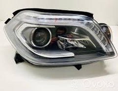 Complete Headlight Headlamp Assy Left A1668203459 & Right A1668203559 (Without Blaster) Compatible With MERCEDES-BENZ 166 GL (2012-2015) Tag No.117