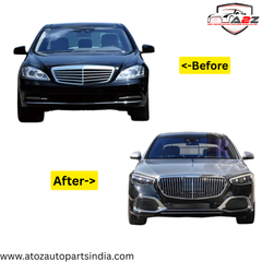 Complete Convertion Body Kit Compatible With Mercedes Benz S Class W221 (2006-2014) Upgrade Το Mercedes Benz S Class W223 2023+ Lci Maybach (Shipping Cost Not Included In Price)
