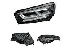 Headlight Headlamp Left & Right 80A941034A 80A941773A 80A941773H (Without Blaster) Compatible With AUDI Q5 (2018-2020)