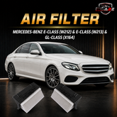 Air Filter E1328L-2 & 6420940000 & LX3885/S 6420941204 6420941804 6420941904 6420942004 A6420940000 A6420941204 A6420941804 A6420941904 A6420942004 A6420942404 Compatible With MERCEDES-BENZ E-CLASS (W212) & E-CLASS (W213) & GL-CLASS (X164) Tag : 29