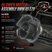 Blower Motor Assembly 64116971108 Compatible With BMW X5 E70