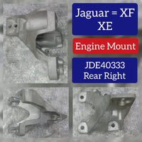 Engine Mounting Rear Right JDE40333 Compatible With Jaguar - F-Type Jaguar XE XFL