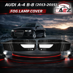 Fog Lamp Cover Compatible With AUDI A4 B8 2013-2015 Fog Lamp Cover Left 8K0807681L & Right 8K0807682M Tag-FC-12