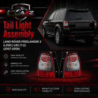 Tail Light Rear Lamp Compatible With LAND ROVER FREELANDER 2 (L359) | LR2 (T-2) Tail Light Rear Lamp Left LR025607 & Right LR025606 Tag-TLR-03