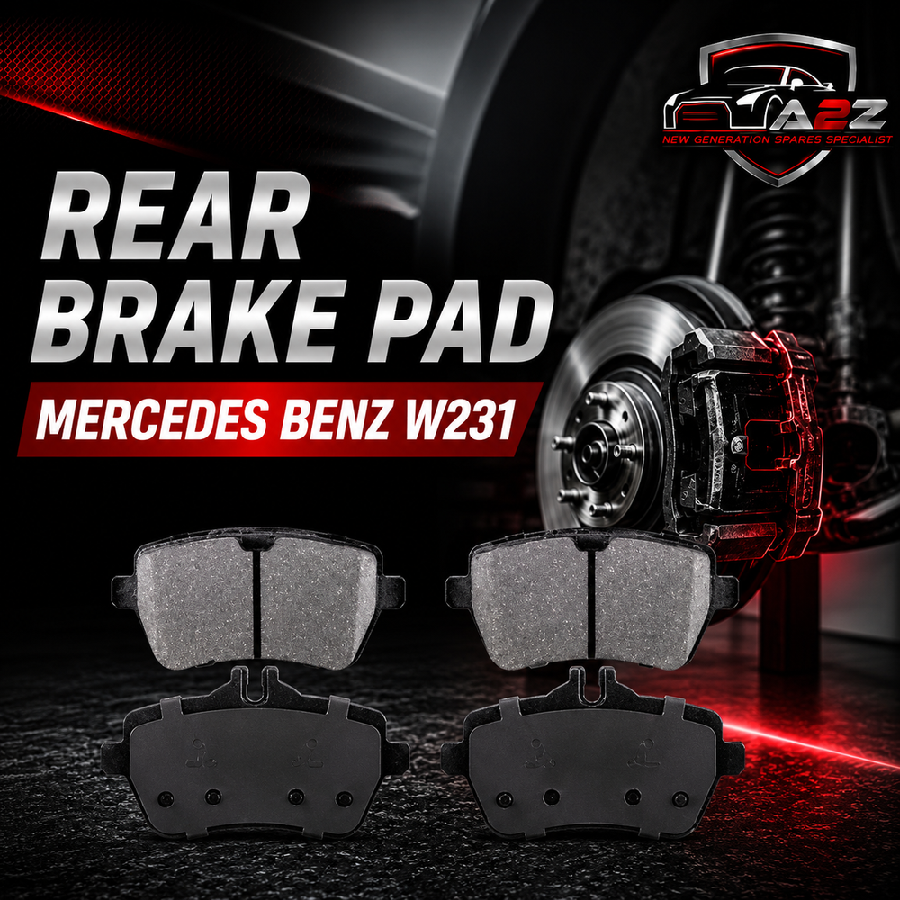 Rear Brake Pad Set 0064207220 Compatible With Mercedes Benz W231