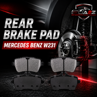 Rear Brake Pad Set 0064207220 Compatible With Mercedes Benz W231