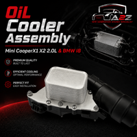 Oil Cooler Assembly 11428585235 11428511391 11428575898 8511391 8575898 8585235 11428511391AL 11428585235AL 11428590022AL for Mini CooperX1 X2 2.0L & BMW I8 Tag-O-35