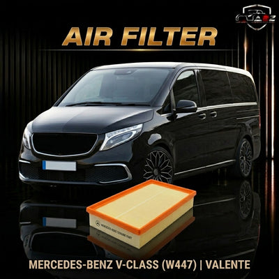 Air Filter 6510900051 & LX3031 & E1332L Compatible With MERCEDES-BENZ V-CLASS (W447) | VALENTE Tag.350