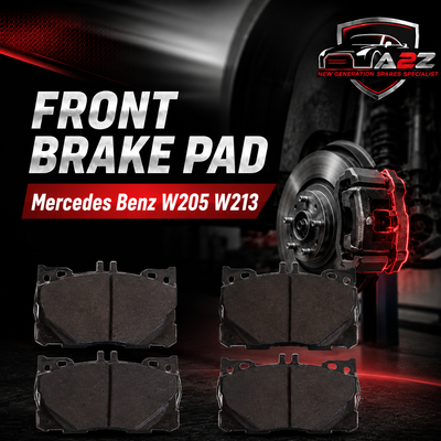 Front Brake Pad Set 0004207900 Compatible With Mercedes Benz W205 W213