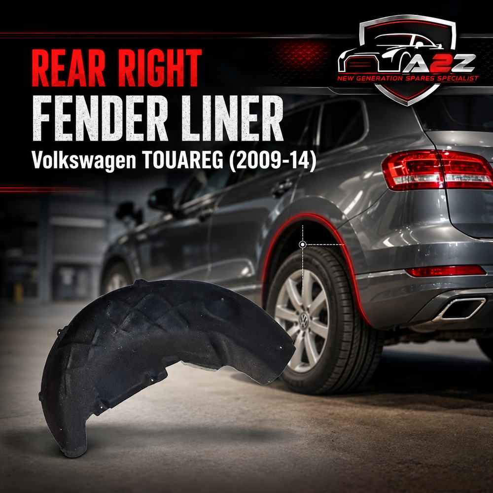 Rear Right Fender Liner 7P6810972 Compatible With Volkswagen TOUAREG (2009-14)