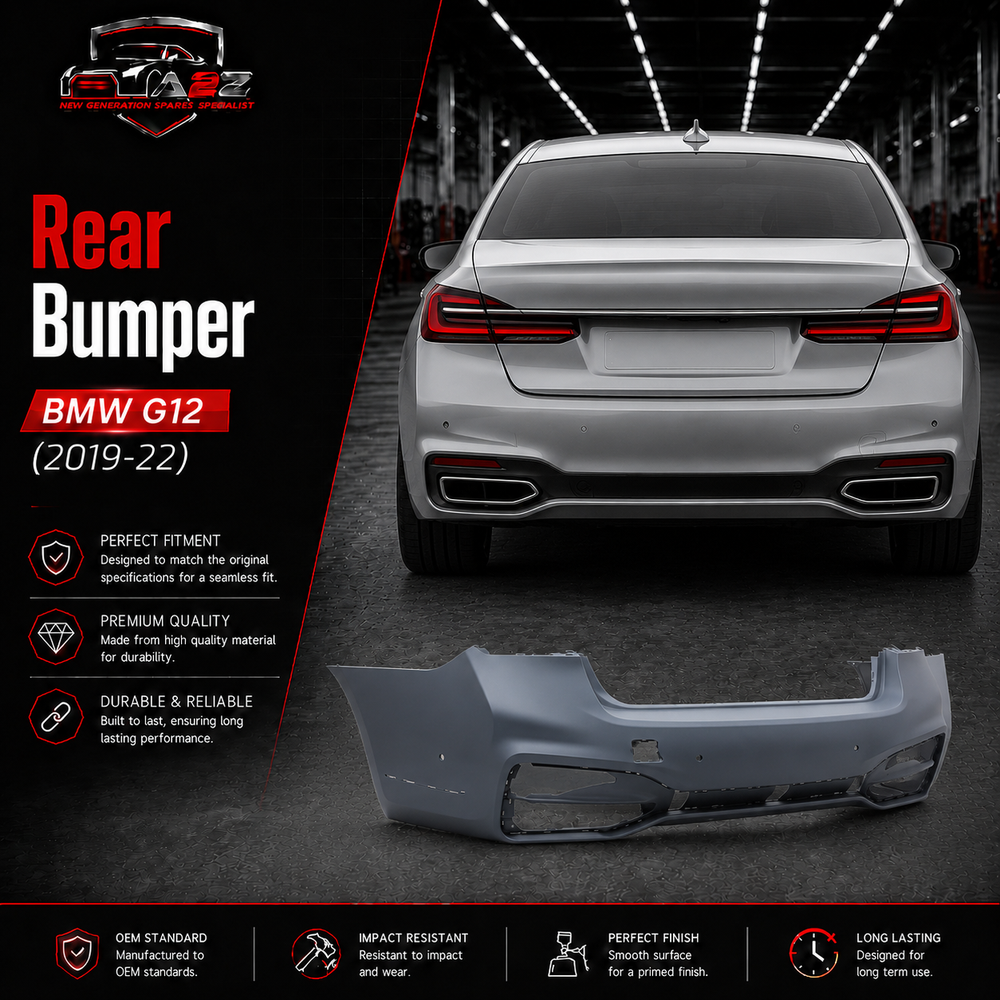 Rear Bumper 51118745839 Compatible With BMW G12 (2019-22)