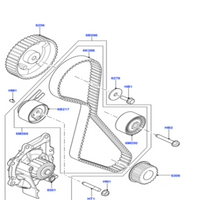 Timing Belt Kit CT1142K1 LR032526 Compatible With LAND ROVER DISCOVERY SPORT (L550) FREELANDER 2 (L359) | LR2 RANGE ROVER EVOQUE (L538) (CONTINENTAL)