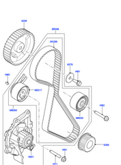 Timing Belt Kit CT1142K1 LR032526 Compatible With LAND ROVER DISCOVERY SPORT (L550) FREELANDER 2 (L359) | LR2 RANGE ROVER EVOQUE (L538) (CONTINENTAL)