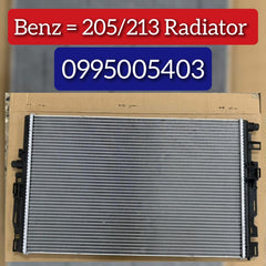 Radiator 0995005403 Compatible With Mercedes Benz 205/213