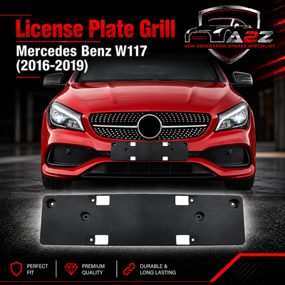 License Plate Grill A1178806400 1178806400 Compatible With Mercedes Benz W117 (2016-19) Tag No.367